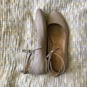 Born Kharen tie ankle flats